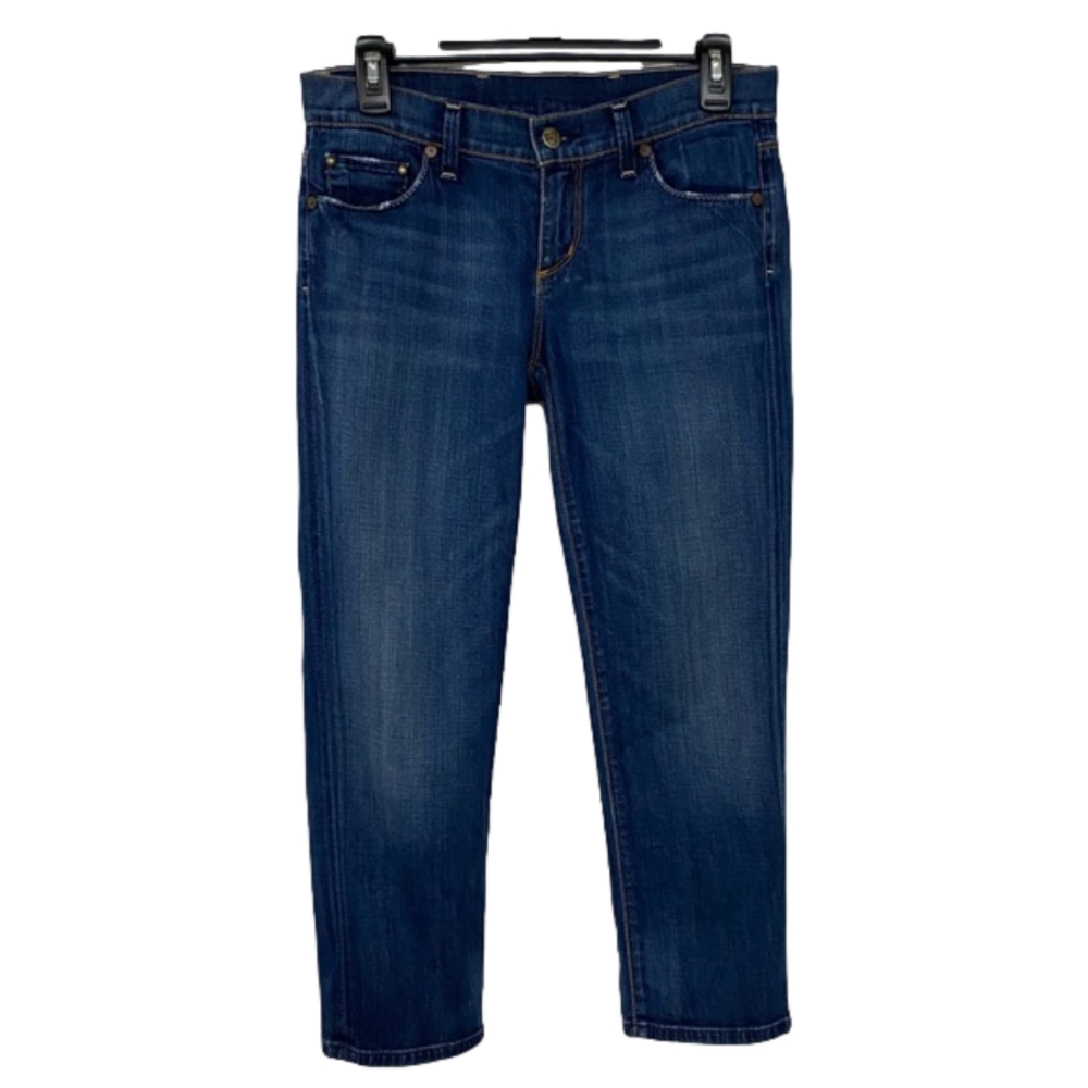 Citizens Of Humanity Dark Blue Cropped Jeans Size 26